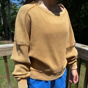 Urban outfitters NEW WITH TAGS thermal XS mustard